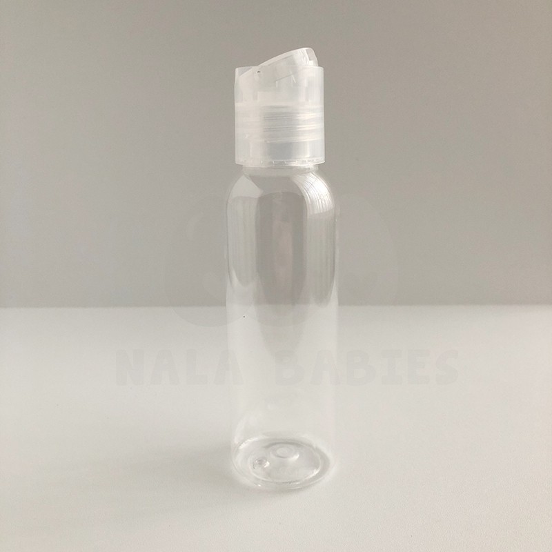 Jual BPF004 Botol Bening Plastik PET Isi 100ml Tutup Disctop Bening