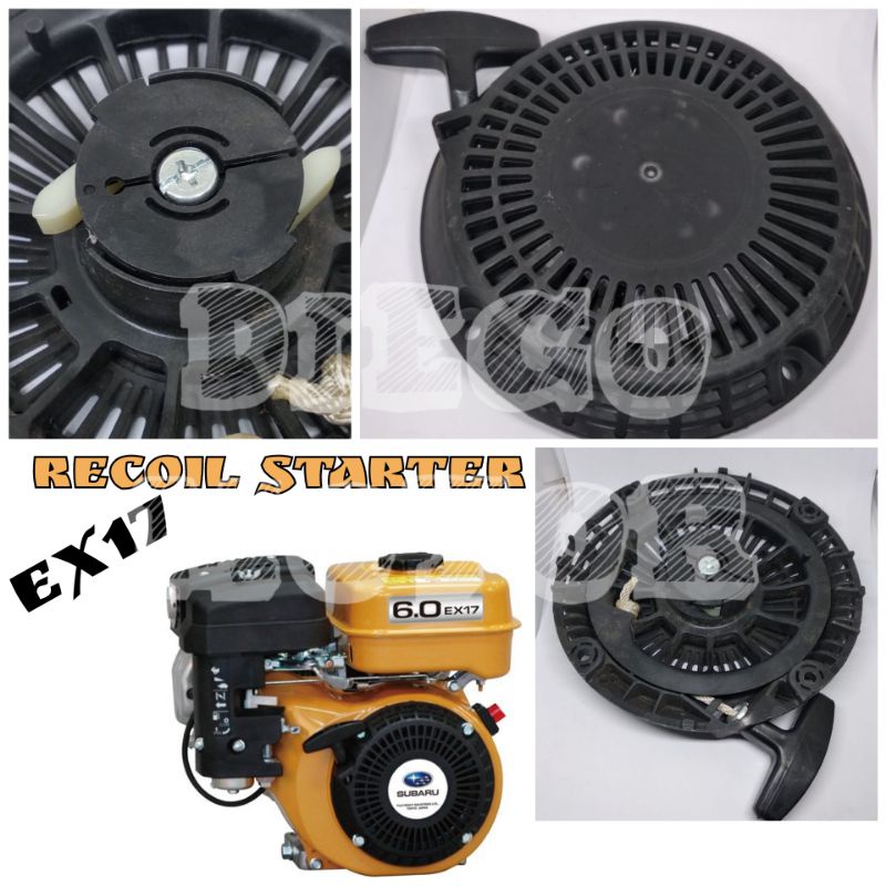 Jual EX17 EX21 Recoil Starter Tarikan Engkol Mesin Penggerak Robin 5hp