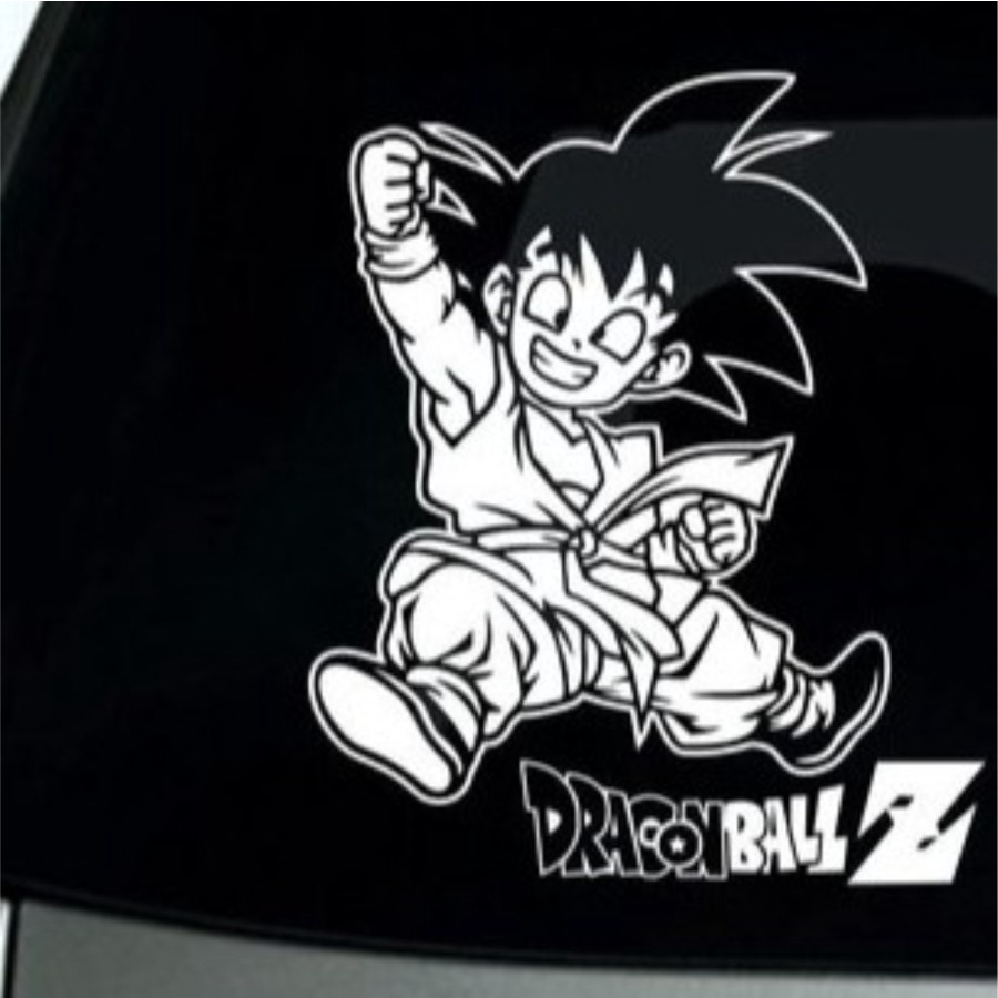 Jual Stiker Kaca Mobil Body Mobil Cutting Sticker Mobil Dragon Ball Z