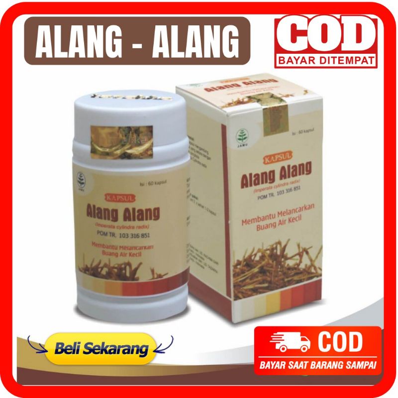 Jual KAPSUL ALANG ALANG Tazakka Isi 60 Ekstrak Alang Alang Obat