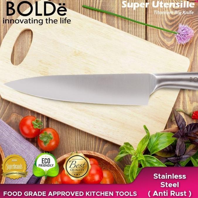 Jual Pisau Masak Bolde Super Knives Titanium Cooking Knife Cm