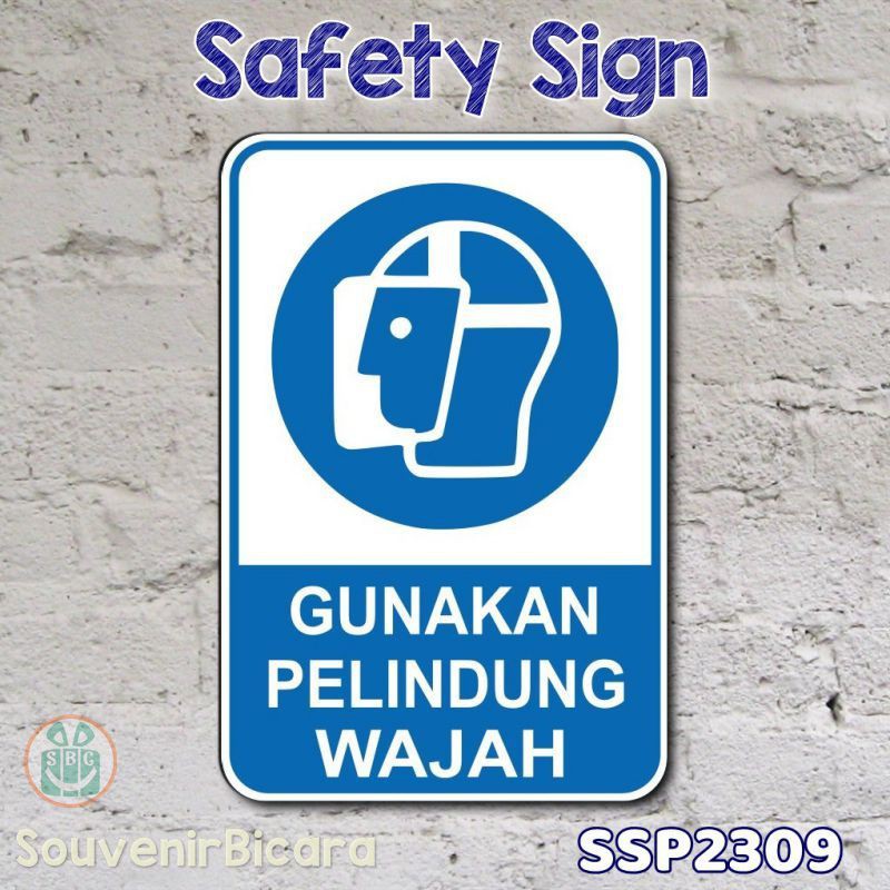 Jual Custom Safety Sign Label Rambu Petunjuk K3 EESH Gunakan