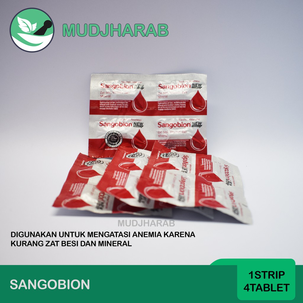 Jual SANGOBION SEBAGAI PENAMBAH DARAH MENGATASI ANEMIA Shopee Indonesia