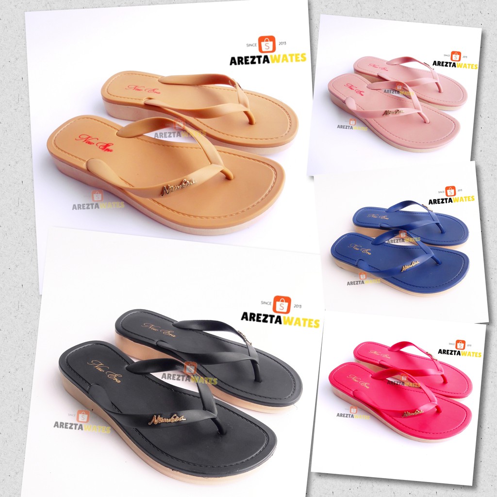 Jual Sandal Jepit Karet Wanita New Era Lb Shopee Indonesia