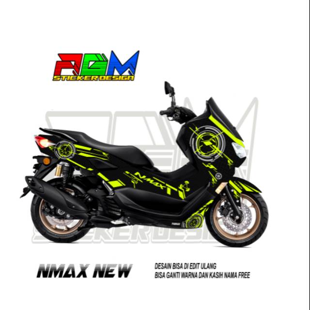 Jual Decal Sticker Nmax All New Full Body Motif Carbon AGM010 Shopee