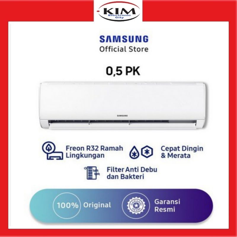 Jual Samsung AR 05TGHQASINSE Air Conditioner AC 1 2 PK Indoor Outdoor