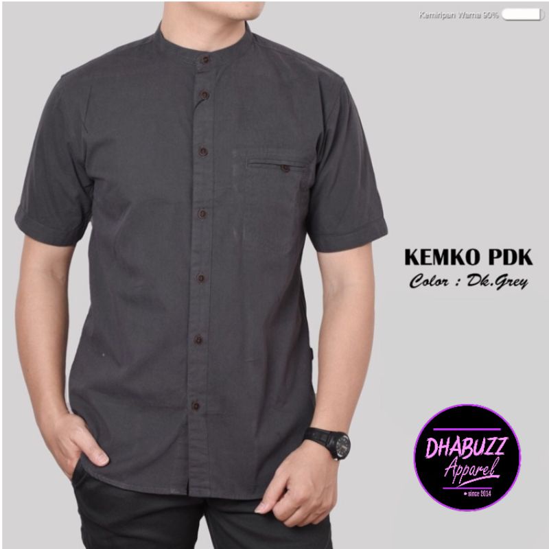 Jual BAJU KEMEJA KOKO KEMKO PRIA LENGAN PENDEK FULL KANCING KERAH