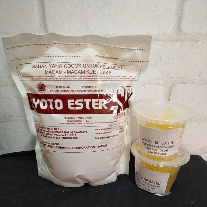 Jual Ryoto Sp Ester Emulsifier Pelembut Pengembang Kue Gr Shopee