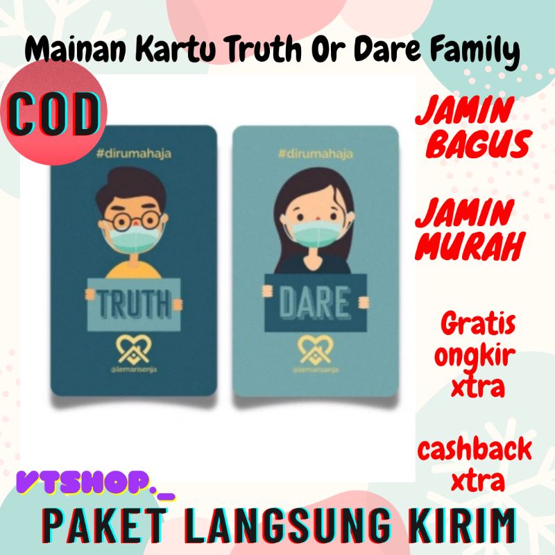 Jual V Kartu Permainan Truth Or Dare Specil Edition Edisi