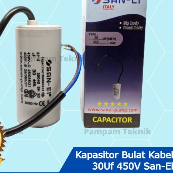 Jual Kapasitor Capasitor Uf Mikro V San Ei Kabel Bulat Kondensor