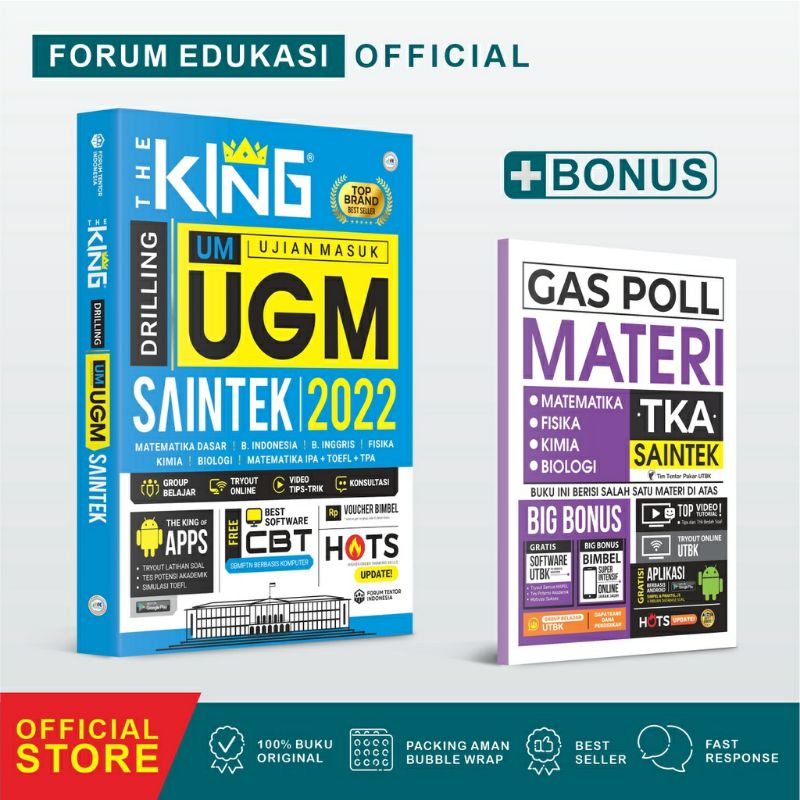 Jual Buku Simak Ui Dan Um Ugm Saintek Soshum The King Drilling