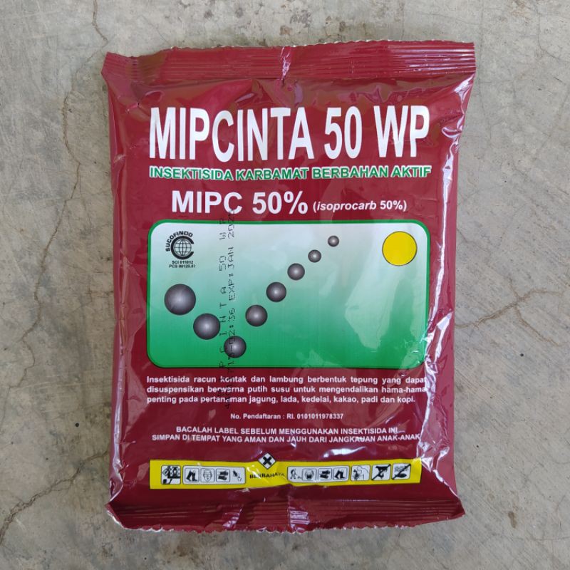 Jual Insektisida MipCinta Mip Cinta 50 WP Pembasmi Hama Serangga