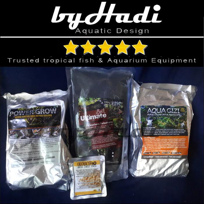 Jual Paket Substrate Aquascape Aquariset Soil Rumah Bakteri Bakteri