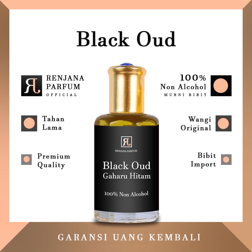 Jual Parfum Minyak Wangi Black Oud By Surrati Kemasan Roll On Oles