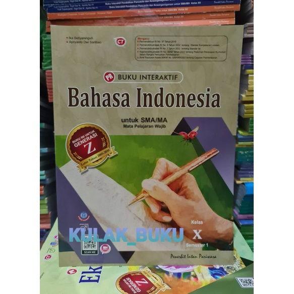 Jual Buku Lks Pr Interaktif Bahasa Indonesia Kelas X 10 Semester 1