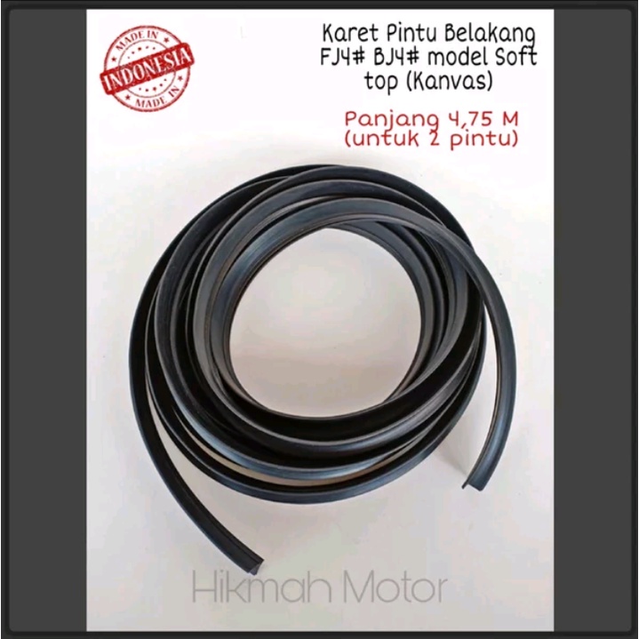 Jual Karet Pintu Belakang Model KANVAS Atau Wheatherstrip Sub Assy Back