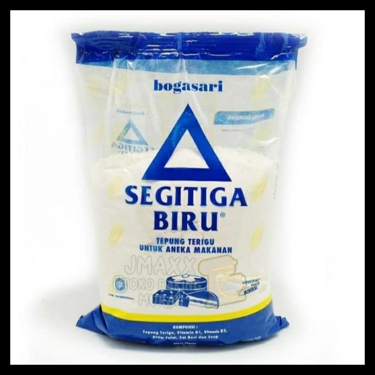 Jual Terbaruu Tepung Terigu Segitiga Biru Kg Dus Gojek Grab Only