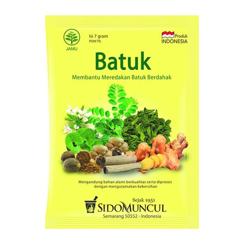 Jual Sidomuncul Jamu Batuk 50s 7gr Shopee Indonesia