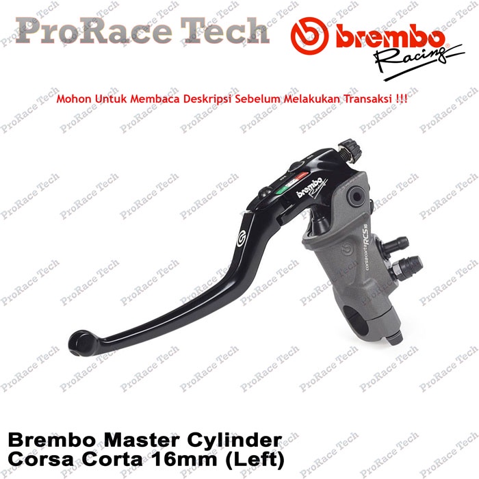 Jual Master Rem Brembo RCS 15 Corsa Corta Kanan RCS 17 Corsa Corta