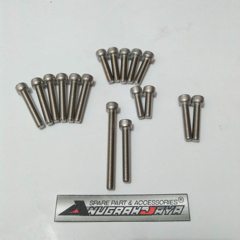 Jual Baut L Stainless Stenliss Set Kalter Kanan Dan Kiri Rx King Anti