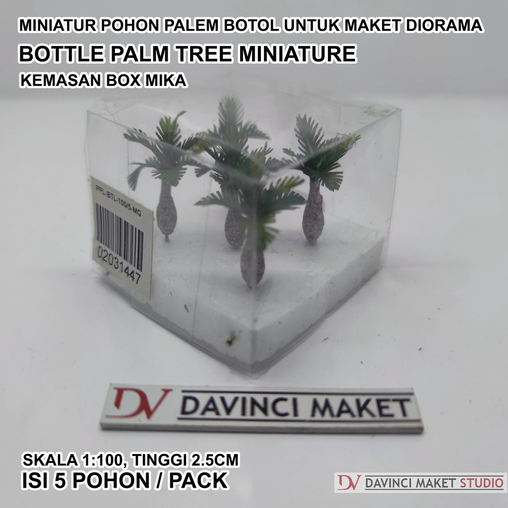 Jual Miniatur Pohon Palem Botol Maket Diorama Bottle Palm Tree Skala