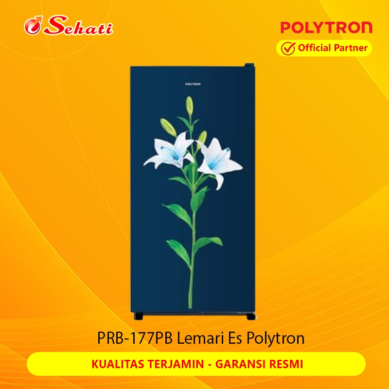 Jual POLYTRON PRB 177PB Lemari Es Polytron Kulkas 1 Pintu Metallic 170