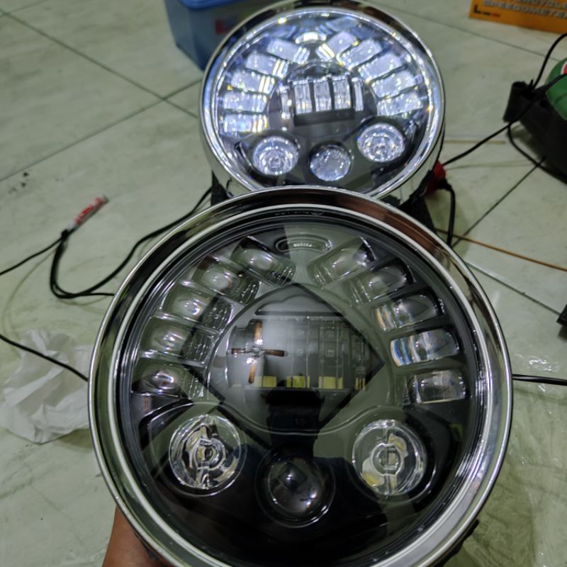 Jual Lampu Headlamp Depan Day Set Batok Tiger Pnp Megapro Tiger Ninja