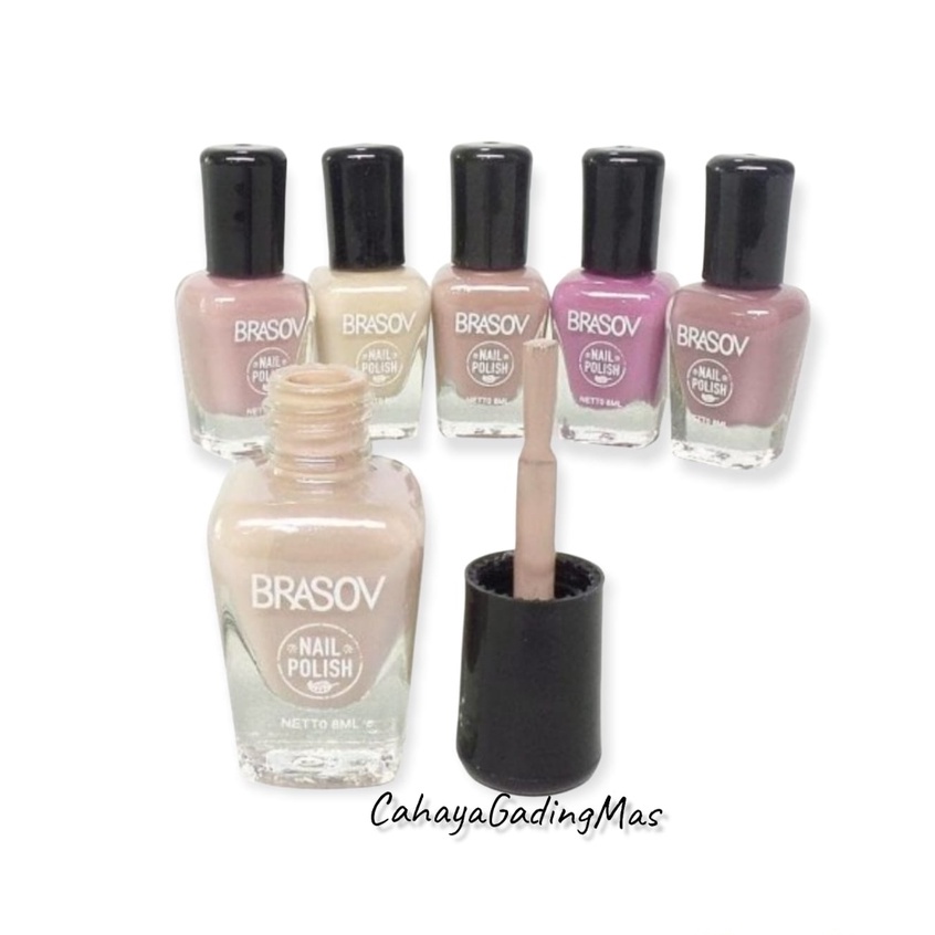 Jual Brasov Nail Polish Nude Colours Pcs Shopee Indonesia