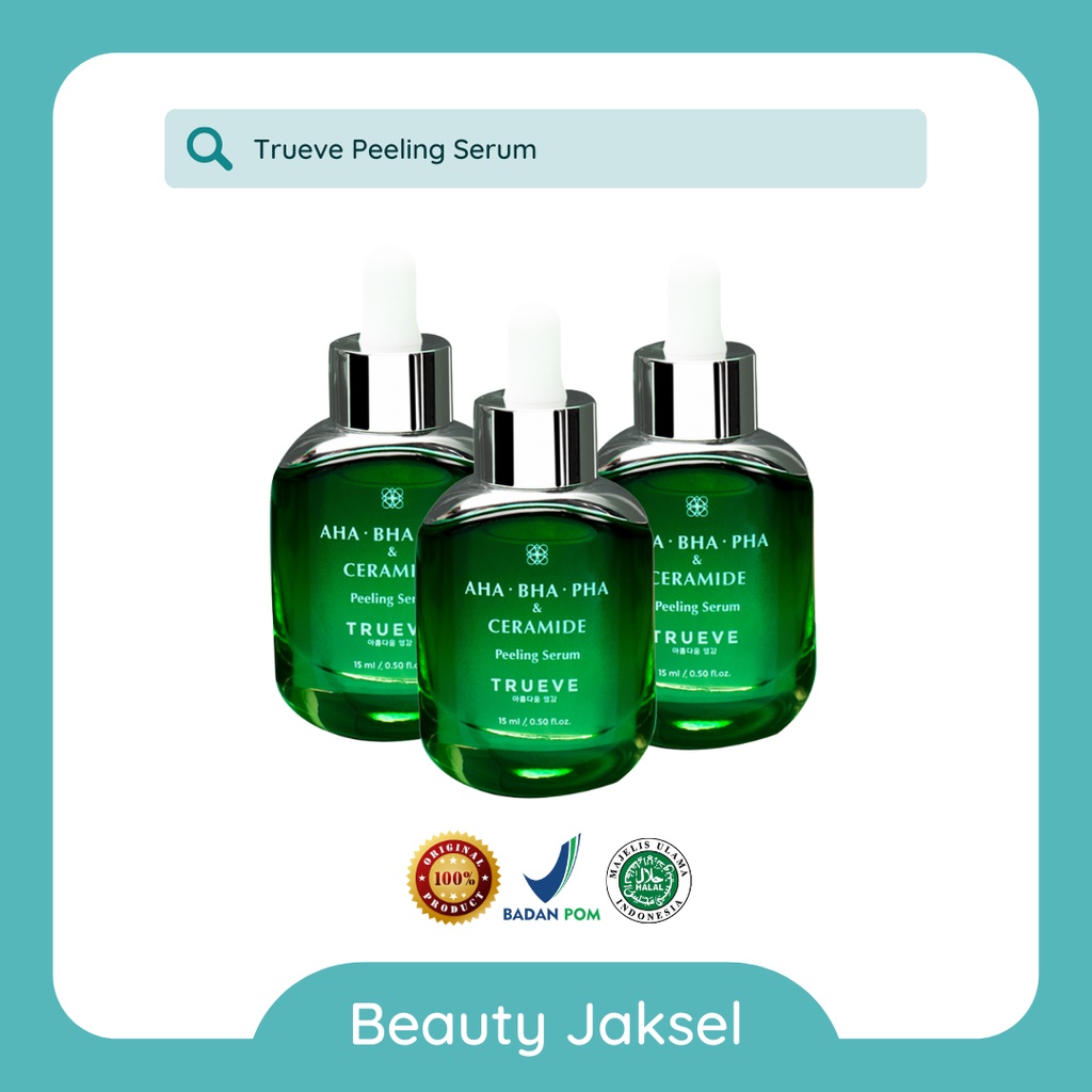 Jual Trueve Aha Bha Pha Ceramide Peeling Serum Ml