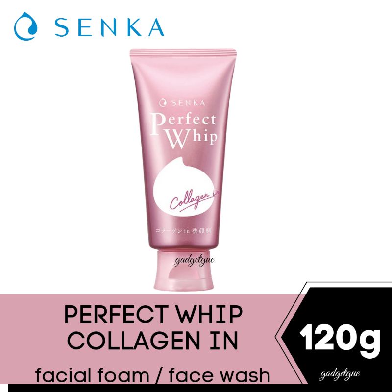 Jual Senka Perfect Whip Collagen In Gr Senka Facial Wash Senka