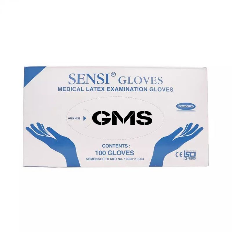 Jual Sarung Tangan Sensi Latex Examination Gloves Sensi Per Box Isi