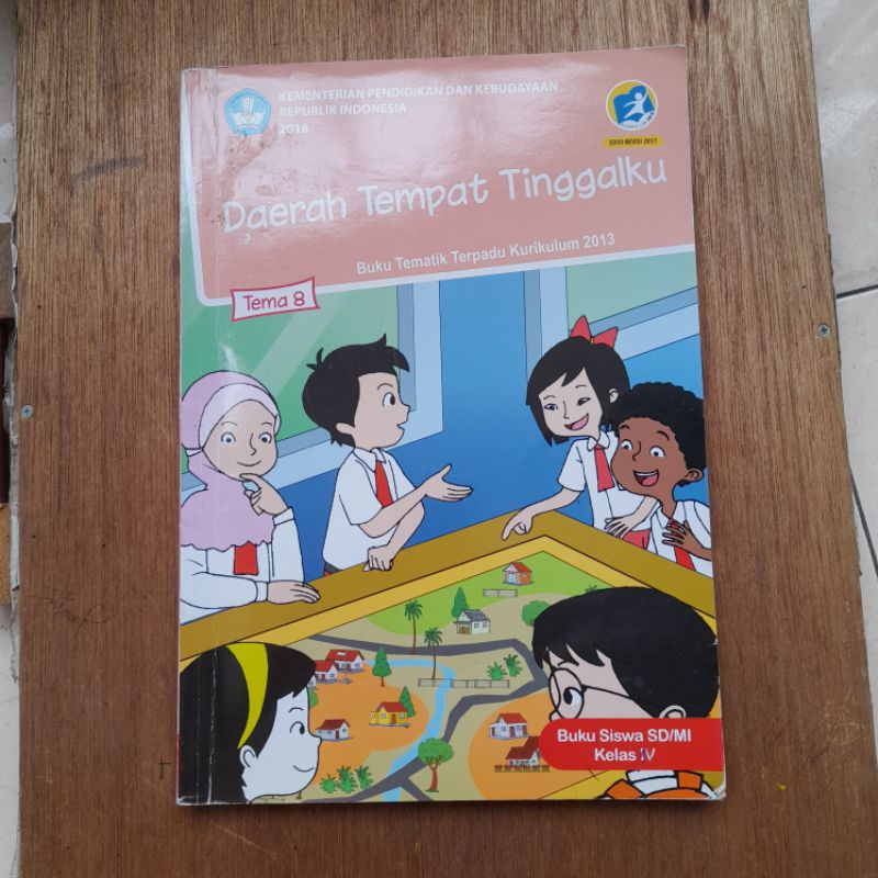 Jual Buku Daerah Tempat Tinggalku Tema 8 Kelas 4 SD IV Tematik Terpadu