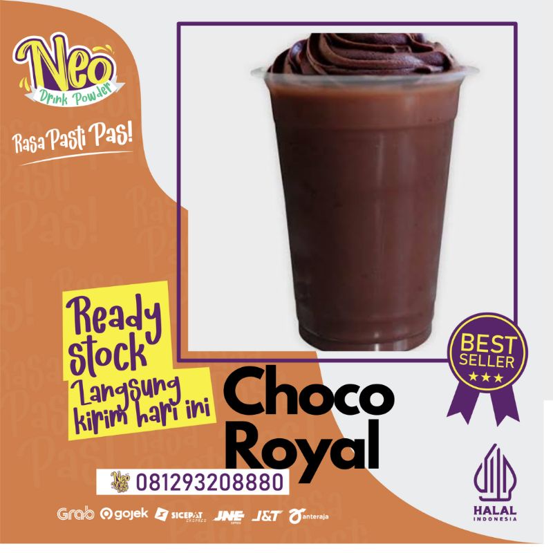 Jual Bubuk Minuman Rasa Choco Royal 1 Kg Choco Royal Powder Bubuk Rasa