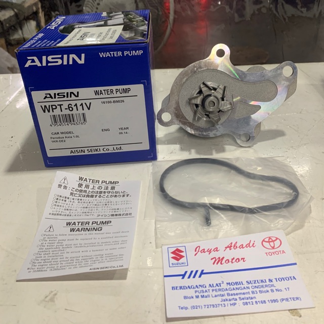 Jual Water Pump Agya Ayla 1000cc Aisin Japan Shopee Indonesia