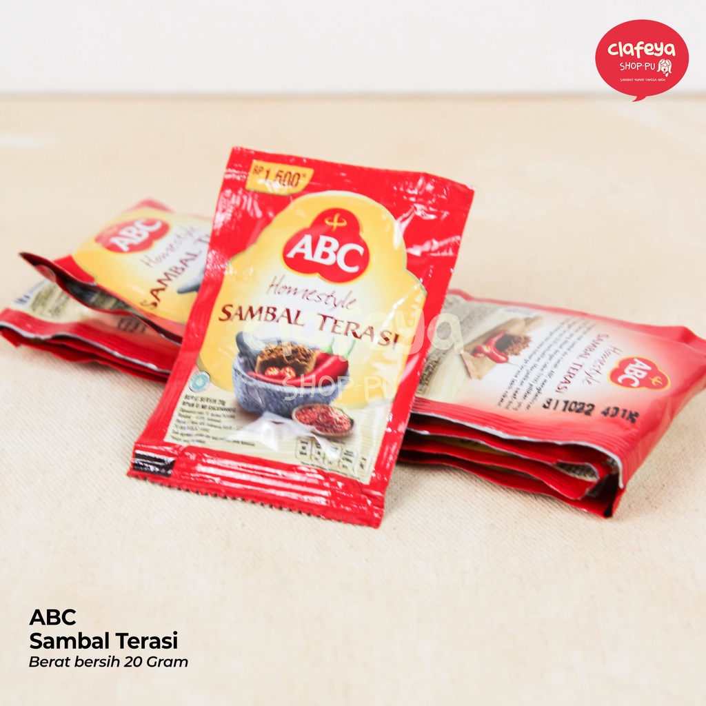 Jual Sambal Terasi Sachet Abc Abc Sambal Terasi Gram Dijual