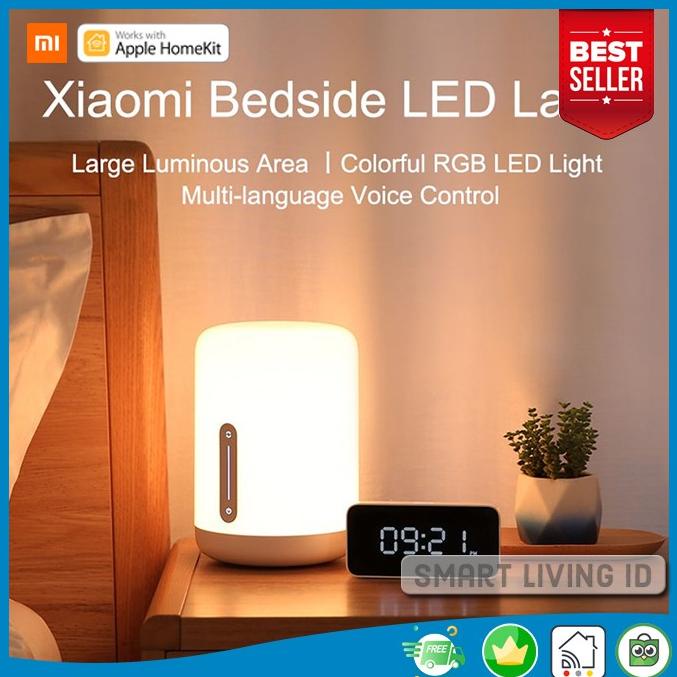 Jual Xiaomi Mijia Bedside Lamp 2 Lampu Tidur LED RGB Bluetooth Shopee