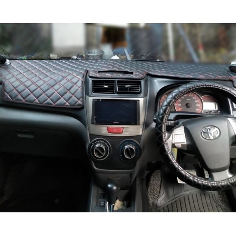 Jual Alas Dashboard Kulit Premium Motif Wajik Mobil All New Avanza