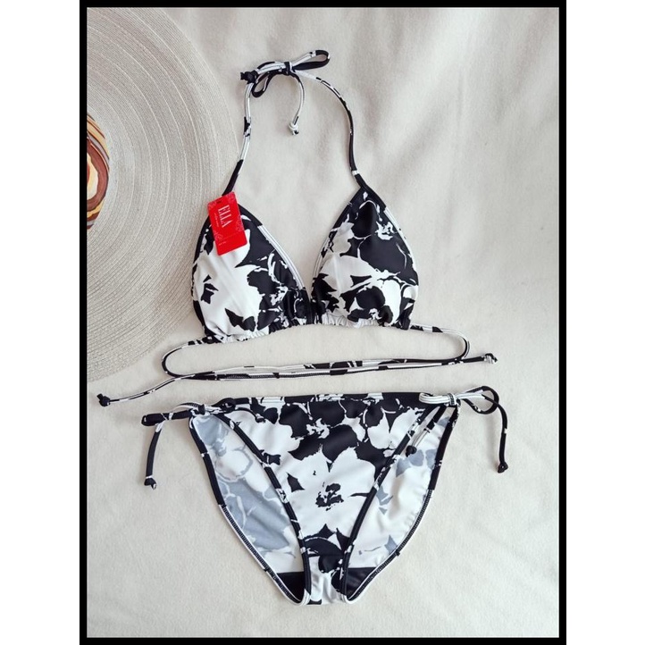 Jual Bk 3301R Xo Hitam Bunga Bikini Pantai Segitiga With Foam