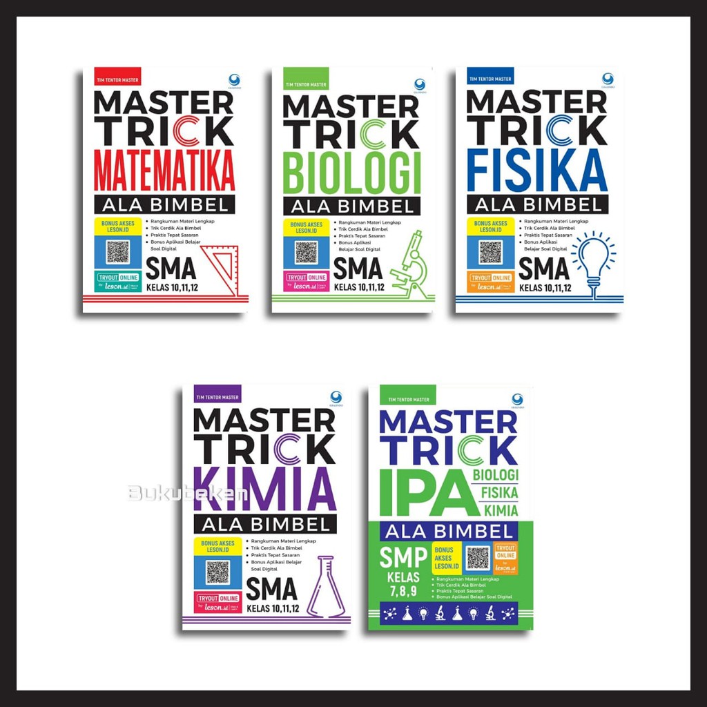 Jual Buku Master Trick Ala Bimbel Sma Ma Kelas Fisika