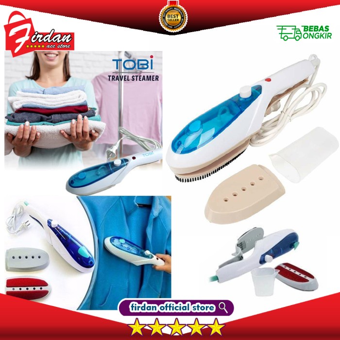 Jual SETRIKA UAP PORTABLE TOBITOBI TRAVEL STEAMERMUDAH PRAKTIS AS ON TV