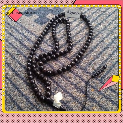 Jual Tasbih Kokka Bulat Coklat Polos Hitam Mm Mm Butir