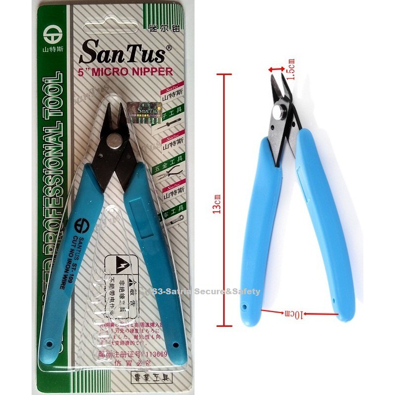 Jual Tang Potong Side Cutter Santus 5 Micro Nipper Pliers Shopee