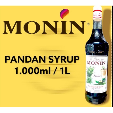 Jual MONIN PANDAN SYRUP 1 000ml Sirup Monin Rasa Pandan 1 Liter