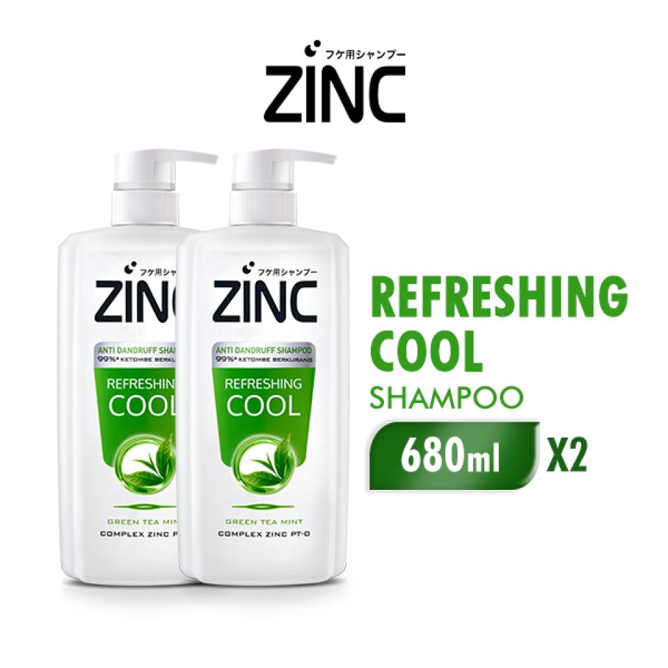 Jual Zinc Shampoo Refreshing Cool Botol Ml X Shopee Indonesia