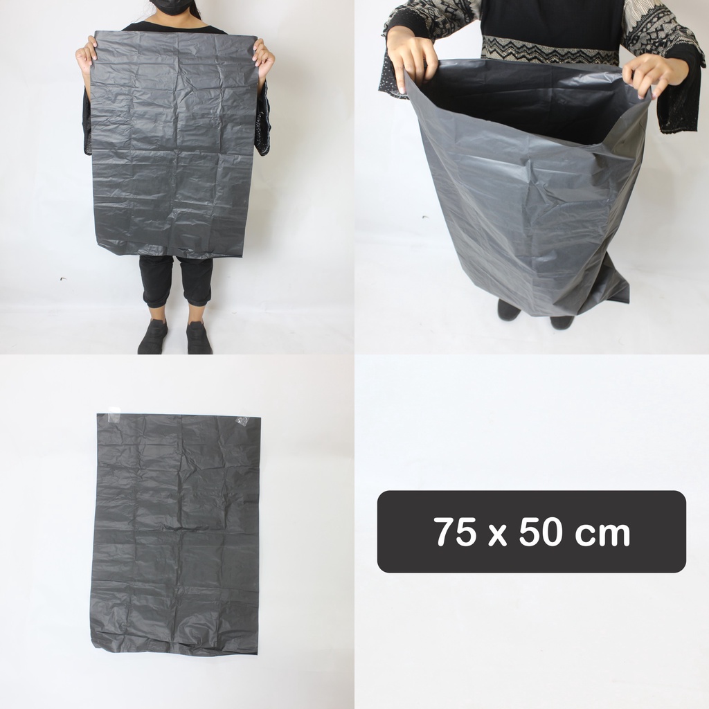 Jual Kantong Platik Sampah Trash Bag Hitam Besar Bermacam Ukuran