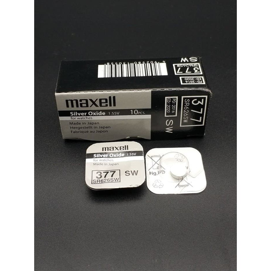 Jual Baterai Maxell Sr626Sw 377 Asli Original Shopee Indonesia