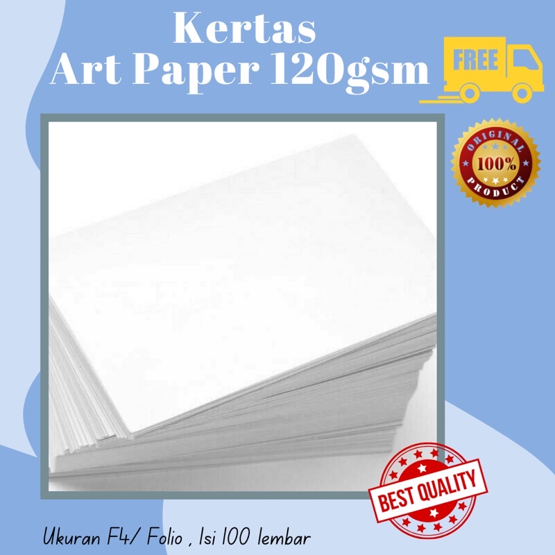 Jual Kertas Artpaper Ukuran Folio F Kertas Kenstruk Kertas Print