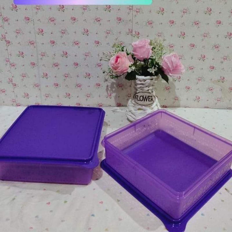 Jual Snack Stor Wadah Kue Kotak Makanan Tupperware Shopee Indonesia