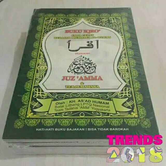 Jual Buku Iqro 1 Sampai 6 Di Lengkapi Juz Amma Ukuran Besar Shopee