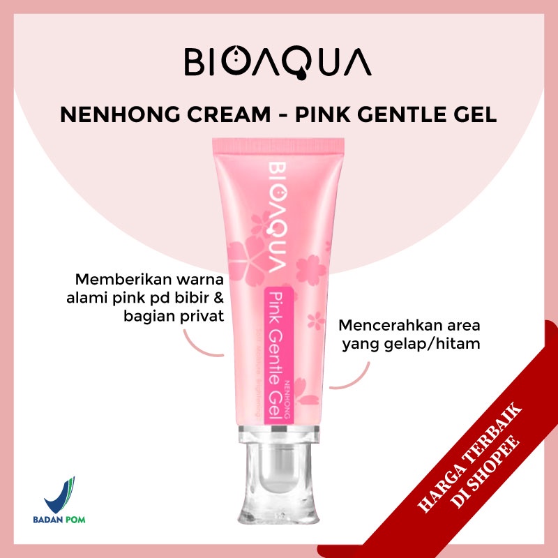 Jual BIOAQUA Nenhong Cream 30g Warm Gentle Pink Nenhong Lip Serum